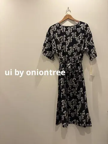 새상품 ui by oniontree 코튼 원피스 오분 소매 핸드메이드