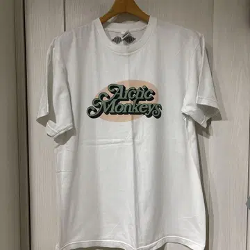 Arctic Monkeys 화이트 티셔츠 L 사이즈