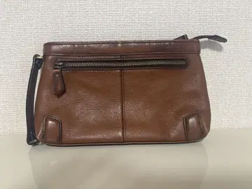 로옴 프레세 아르카이크 천연 가죽 세컨드 백