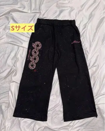 9090 girl OG 로고 글리터 스웨트 팬츠 S