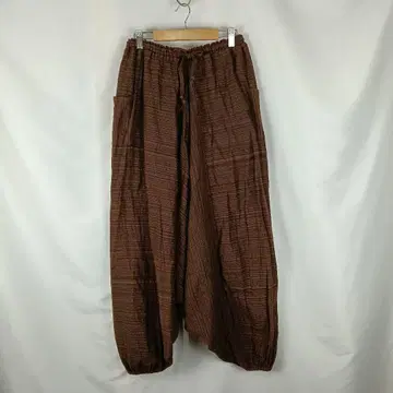 Made in Tailand 태국 사루엘 팬츠 브라운 브라운 B3375