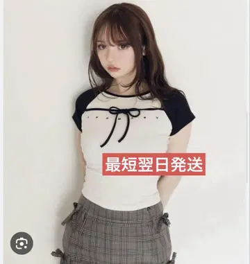 andmary 앤드 마리 Alma ribbon tops 아이보리