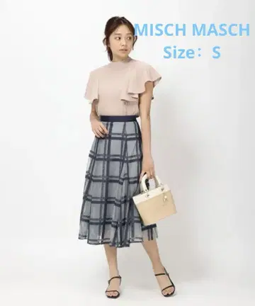MISCH MASCH 레이스 자수 스커트