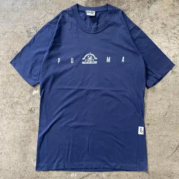 90s PUMA 푸마 티셔츠 L 네이비