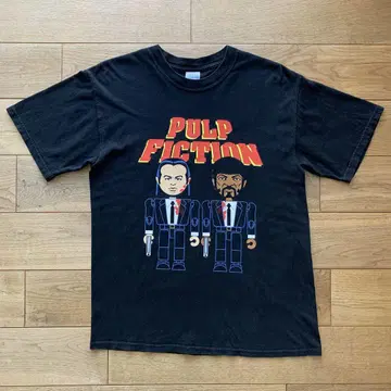 PULP FICTION 캐릭터 티셔츠 무비 티셔츠
