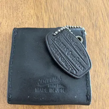 Beans Outfitters 가죽 코인 케이스 블랙