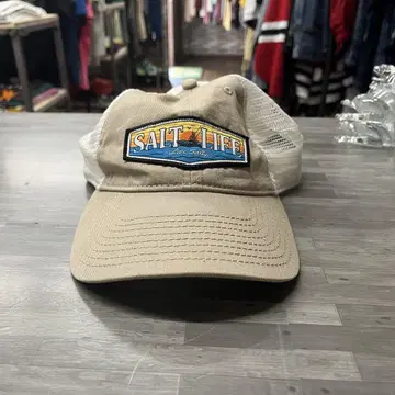 SALT LIFE 메쉬 캡 베이지