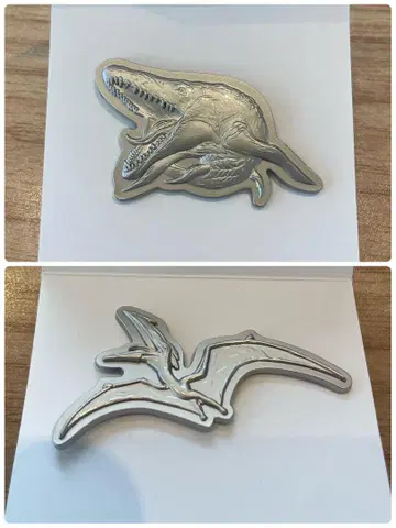 쥬라기 월드 핀 배지 모사사우루스 케찰코아틀루스