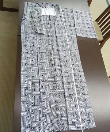 네이비와 화이트의 유카타 단품