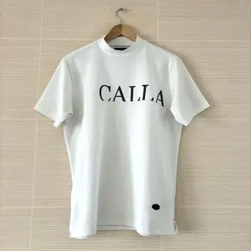 CALLA 화이트 하이넥 셔츠