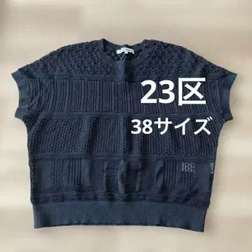 23구 38 사이즈 썸머 스웨터 블랙