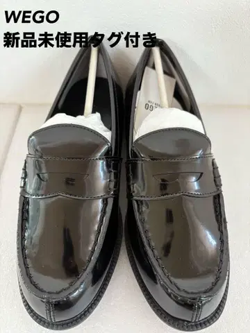 택 포함 미사용 새상품 WEGO 23.5cm 스쿨 로퍼