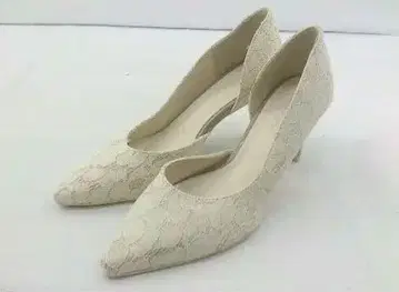 므뉴 스틸레토 힐 펌프스 24.5cm 아이보리 여성용