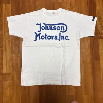 Johnson Motors, Inc. 티셔츠 L 사이즈 화이트