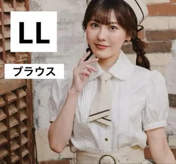 마린 아카데미아 블라우스 LL 화이트 시마무라 쿠루미