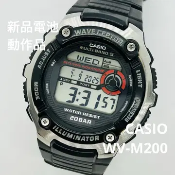 카시오 WV-M200 작동 제품 1626 웨이브 셉터