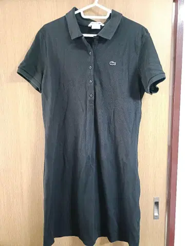 라코스테 셔츠 원피스 블랙 42
