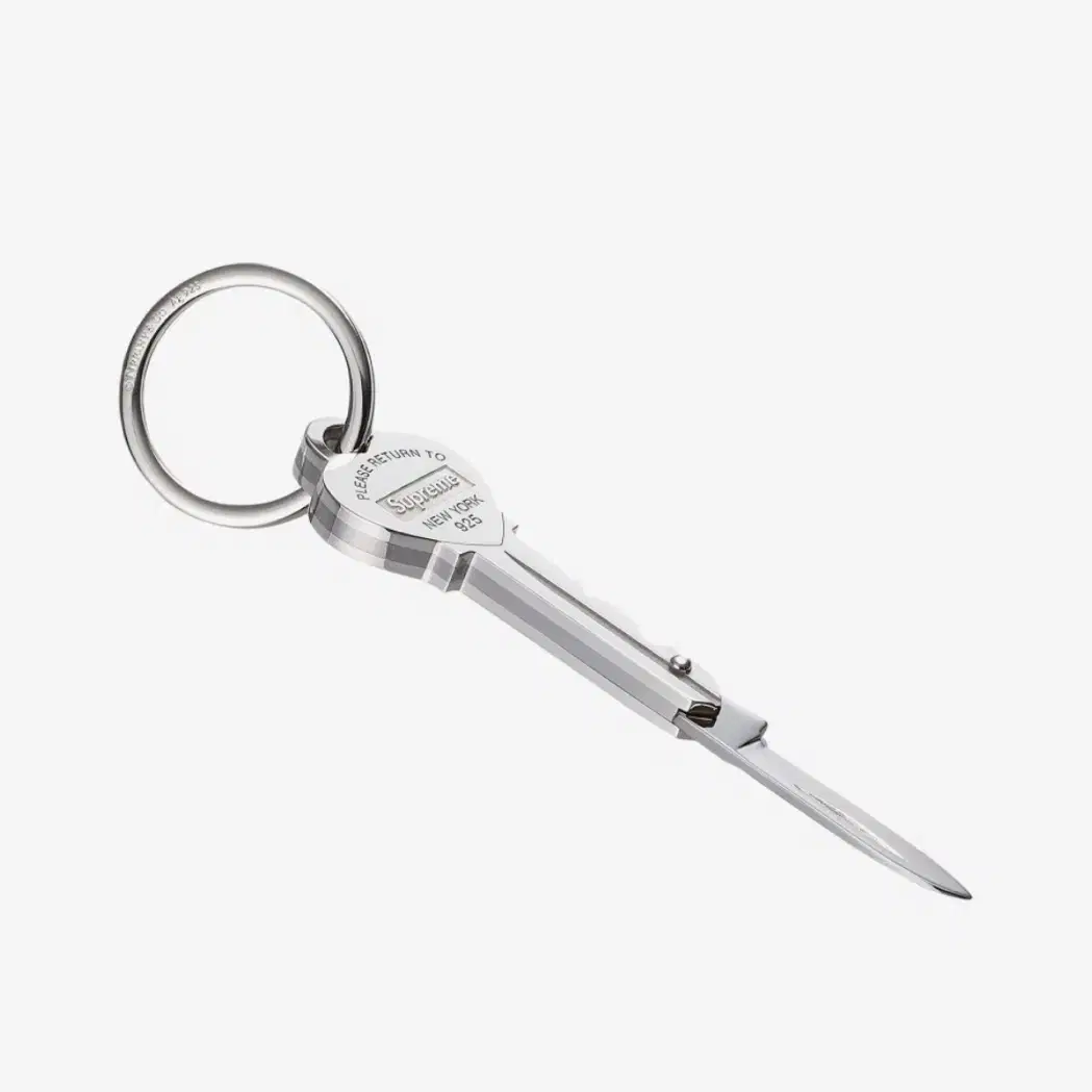 新品　Tiffany Heart Knife KeyRing Supreme Authentic Supreme Tiffany & Co Return Heart Knife Key Ring