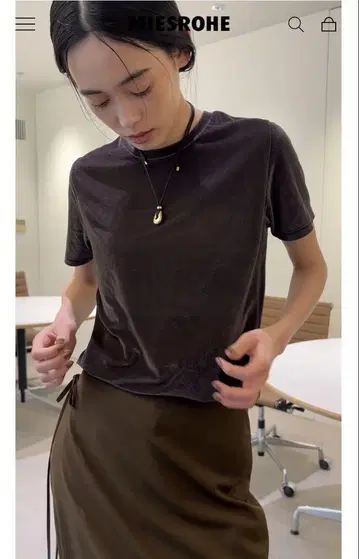 MIESROHE 시어 벨로아 컴팩트 T