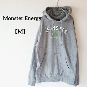 남녀 공용 Monster Energy [M] 몬스터 에너지 그레이 후드티
