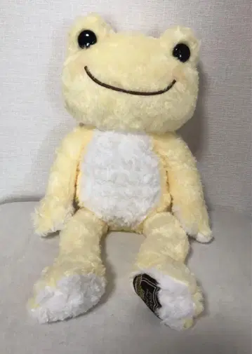 개구리 피클스 파보리 봉제 인형 커스텀 연한 노란색 빅 사이즈