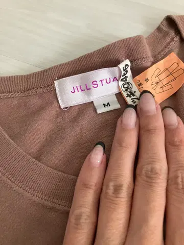 JILL STUART 브라운 반팔 티셔츠 M 사이즈