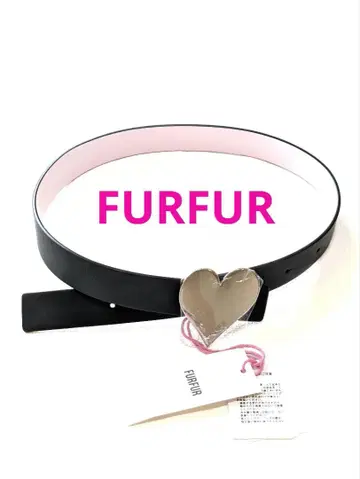 FURFUR 리버서블 하트 벨트 미사용 새상품