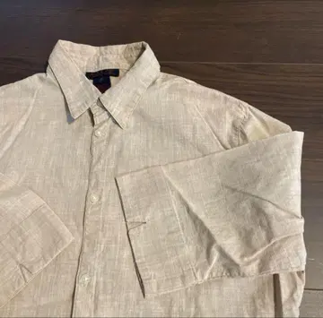 Ralph Lauren M 사이즈 린넨 베이지 셔츠