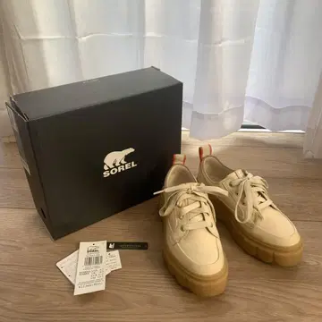 SOREL 소렐 베이지 통굽 스니커즈 EU37.5/23.5cm