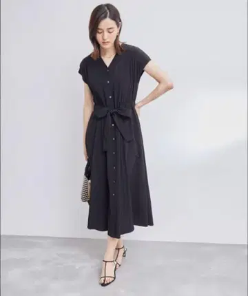 새상품급 ROPE 허리 리본 원피스