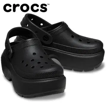 미사용 Crocs STOMP CLOG 통굽 샌들 25cm