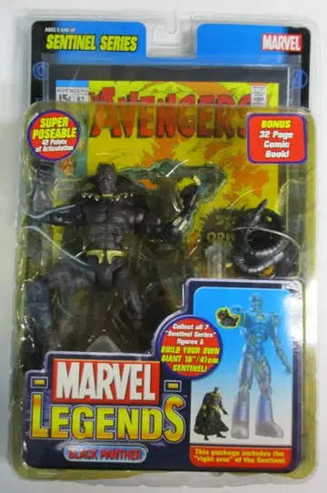 TOYBIZ SENTINEL BLACK PANTHER 6인치