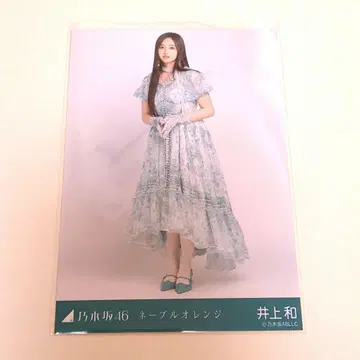 노기자카46 이노우에 카즈 네이블 오렌지 브로마이드 히키