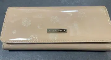 클레이사스 장지갑 베이지 꽃무늬 새상품 미사용