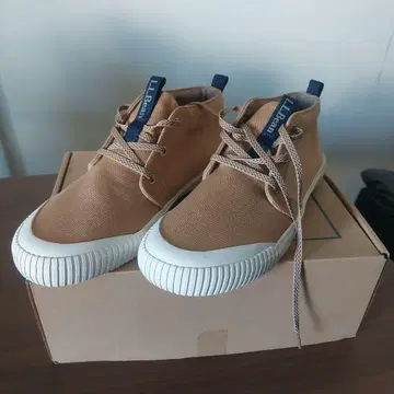 L.L.Bean 브라운 하이컷 스니커즈