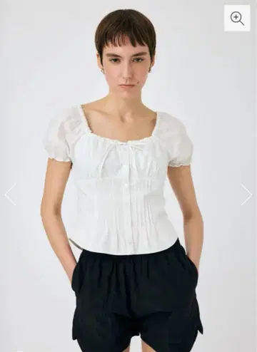 MOUSSY PIN TUCK FIT 블라우스 1(M) WHITE