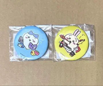 치이카와 빌리지 뱅가드 하치와레 토끼 캔뱃지