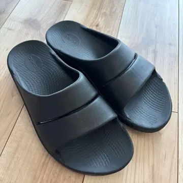 OOFOS Ooahh 리커버리 샌들 30cm 블랙