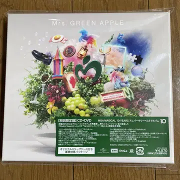 Mrs. GREEN APPLE 10 초회 한정판 CD+DVD 시리얼 포함