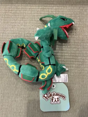 포켓몬 레쿠자 봉제 인형 약 30cm Pokemon fit
