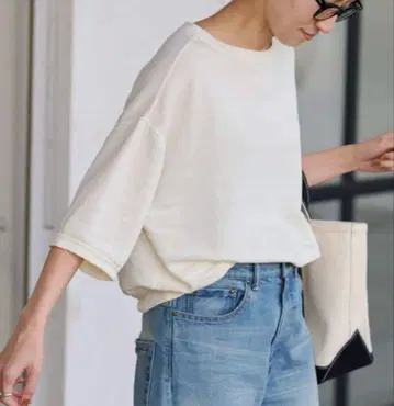 FRAMeWORK LINEN TERRY LOOSE 풀오버