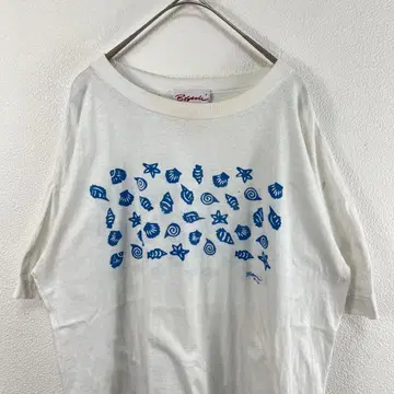 90s 물고기 티셔츠 싱글 스티치 빈티지