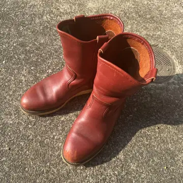 RedWing 페코스 부츠 도그 택 홍차 6.5