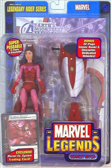 TOYBIZ LEGENDARY RIDER SCARLET WITCH 6인치