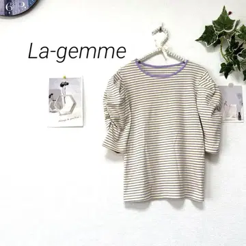 9486 La-gemme 라지엠 반팔 보더 티셔츠
