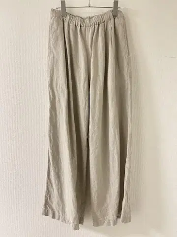 무인양품 린넨 이지 와이드 팬츠 M