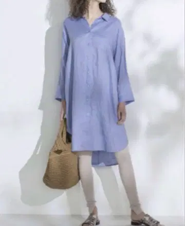 미라 오웬 프렌치 린넨 셔츠 빅 실루엣 mila owen