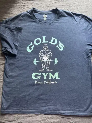 GOLD'S GYM 티셔츠 다크 블루 M 사이즈