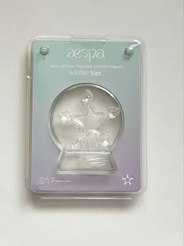 aespa 팬 라이트 커스텀 엠블럼 윈터 에스파