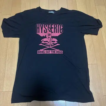 히스테릭 글래머 블랙 티셔츠 L